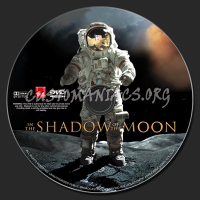 In The Shadow Of The Moon dvd label