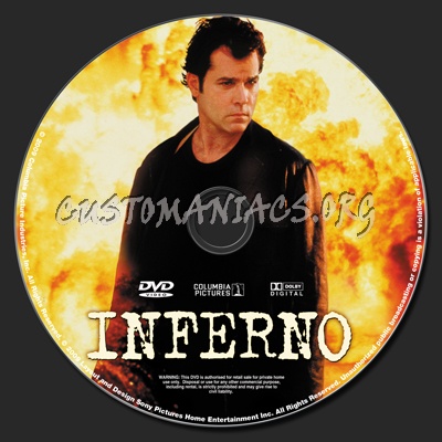 Inferno dvd label