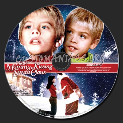 I Saw Mommy Kissing Santa Claus dvd label