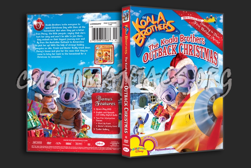 The Koala Brothers Outback Christmas dvd cover