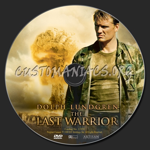 The Last Warrior dvd label
