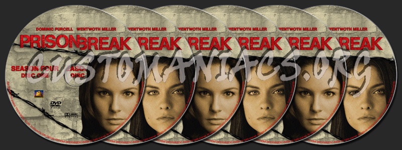 Prison Break S4 dvd label