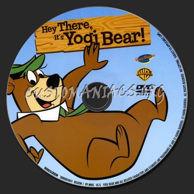 Hey There, It's Yogi Bear dvd label