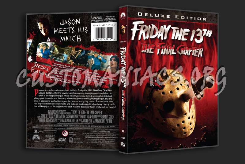 Friday the 13th 4 The Final Chapter dvd cover