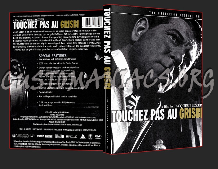 271 - Touchez pas au grisbi dvd cover