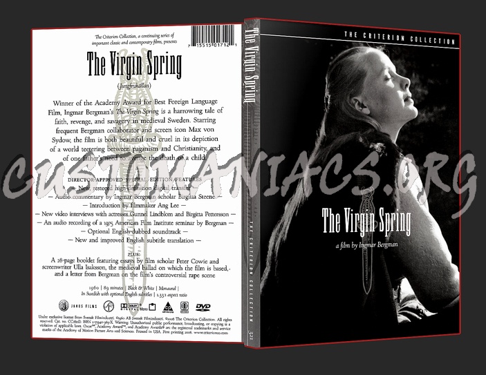 321 - The Virgin Spring dvd cover