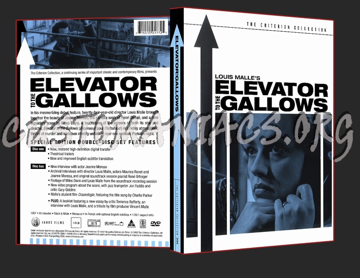 335 - Elevator to the Gallows dvd cover