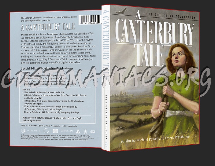 341 - A Canterbury Tale dvd cover