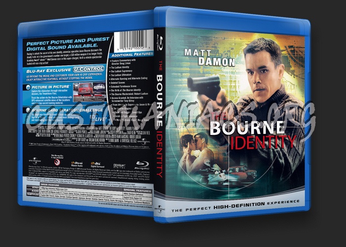 The Bourne Identity blu-ray cover