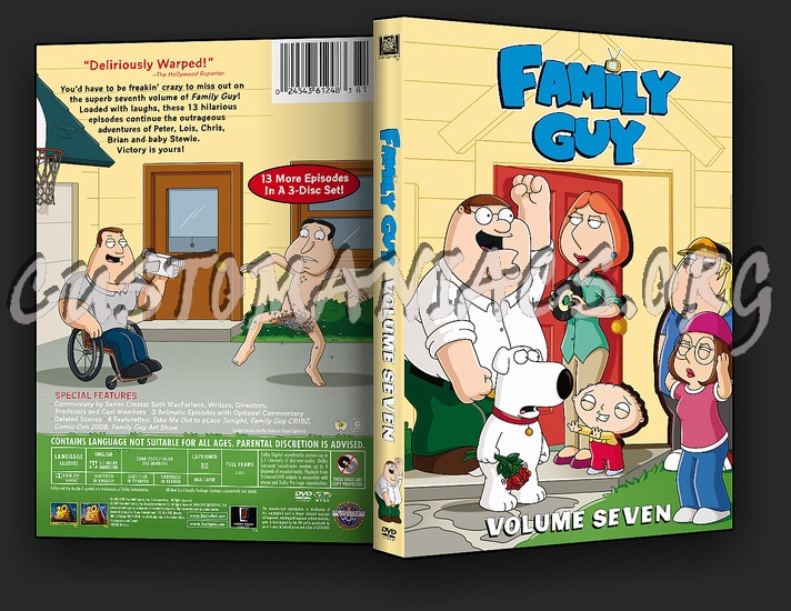 Family Guy Volume 7 dvd cover