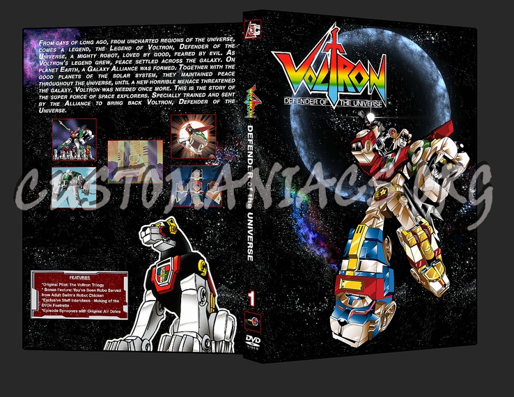 Voltron Set 1 dvd cover