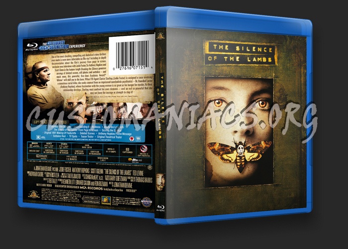 Silence of the Lambs blu-ray cover