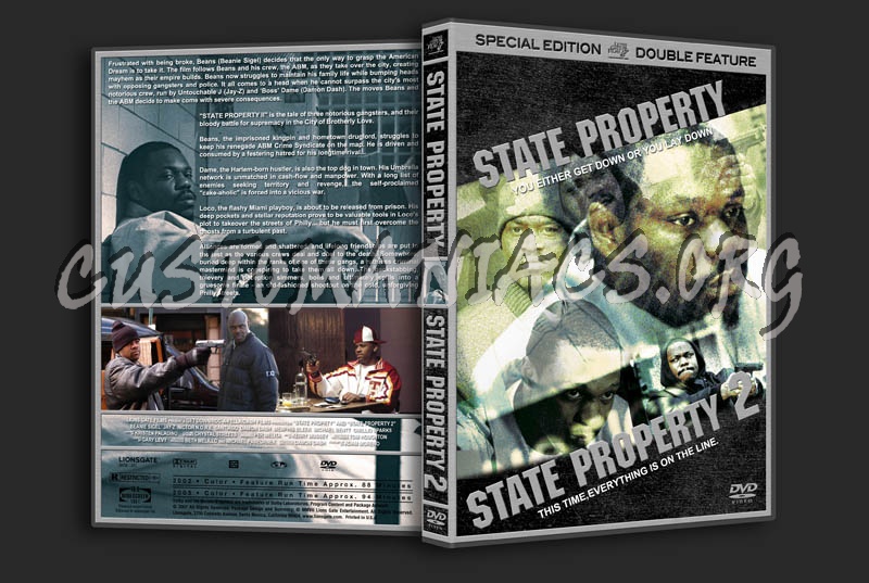 State Property/State Property 2 Double Feature dvd cover