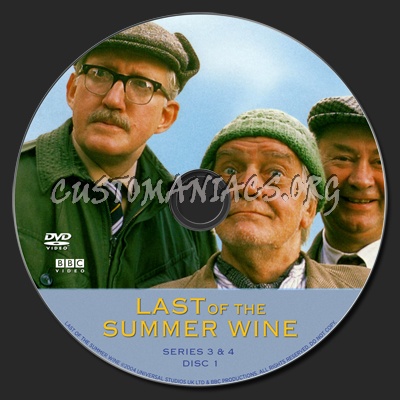 Last of the Summer Wine Series 3 & 4 dvd label