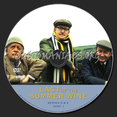 Last of the Summer Wine Series 5 & 6 dvd label