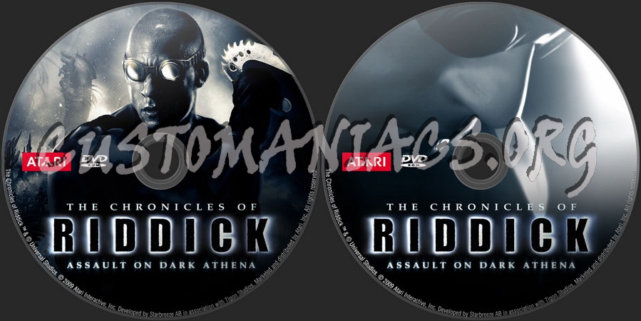 The Chronicles Of Riddick - Assault On Dark Athena dvd label