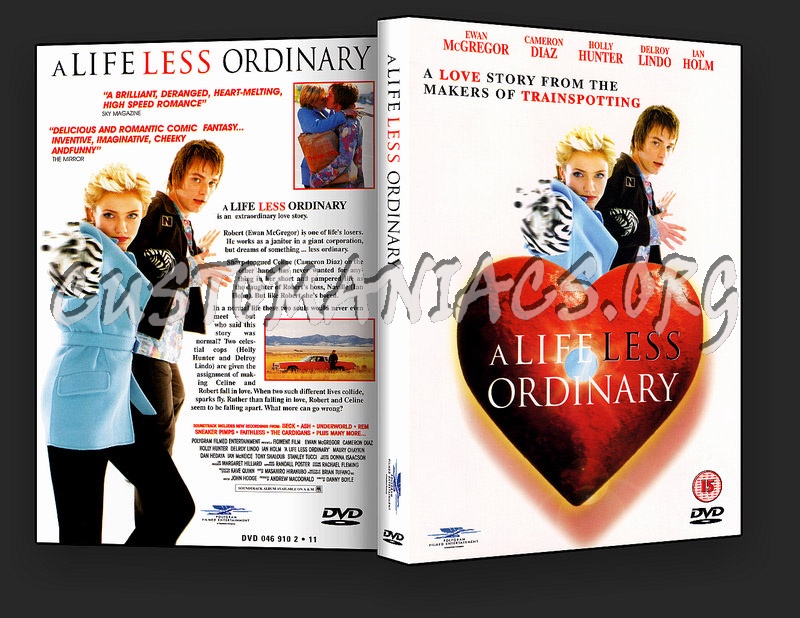 A Life Less Ordinary dvd cover