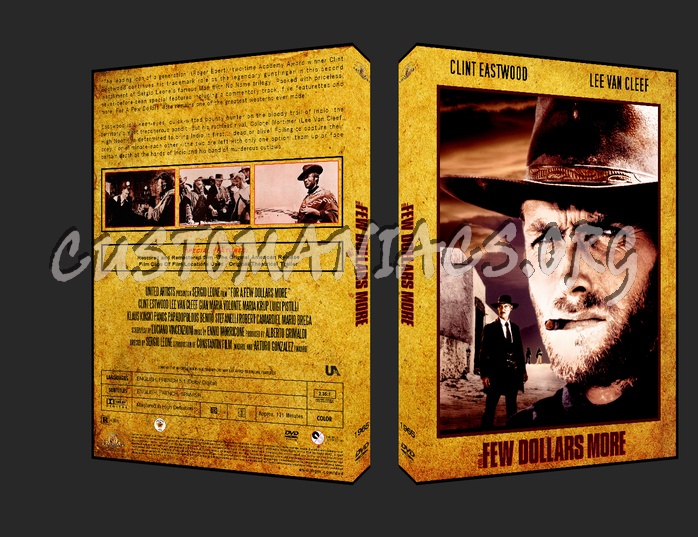 For a Few Dollars More 1965 dvd cover