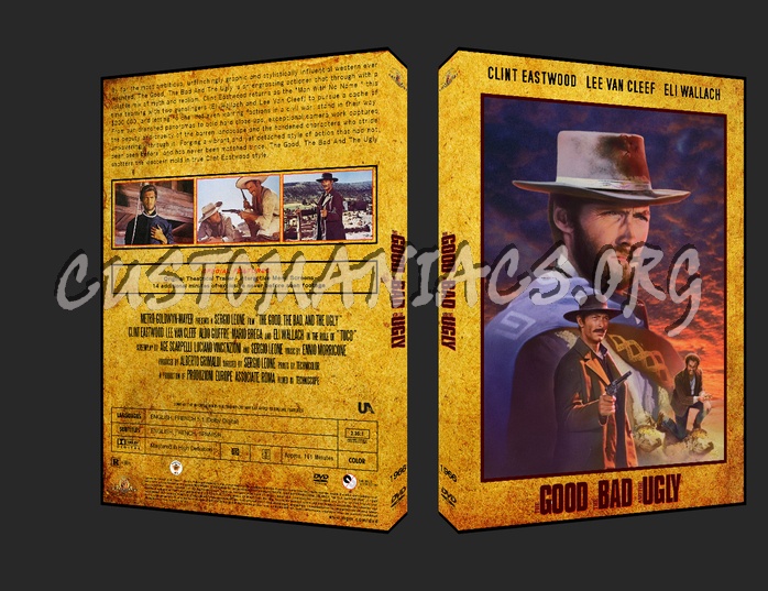 The Good, The Bad, and The Ugly 1966 dvd cover