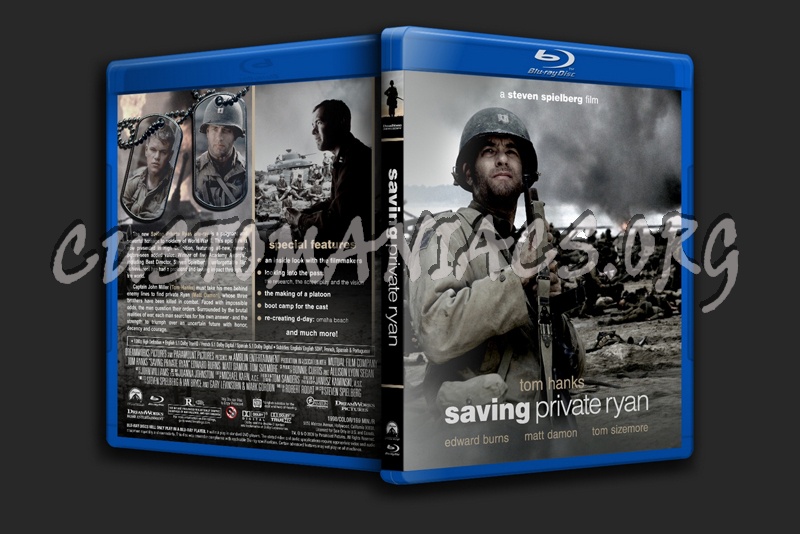 Saving Private Ryan blu-ray cover