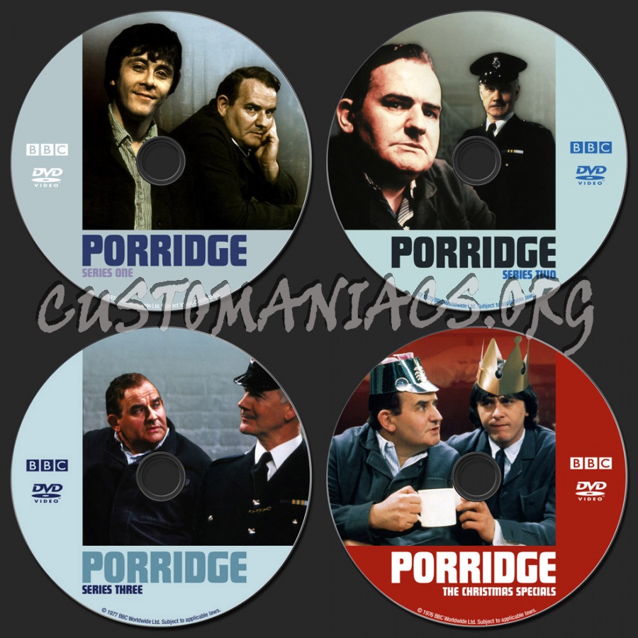 Porridge dvd label