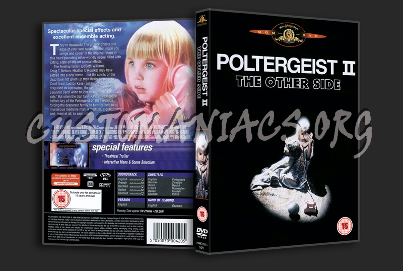 Poltergeist 2 The Other Side dvd cover