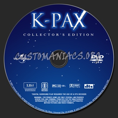 K-pax dvd label