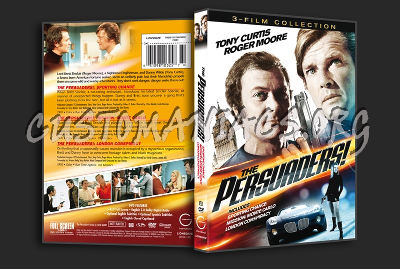 The Persuaders 3 Film Collection dvd cover