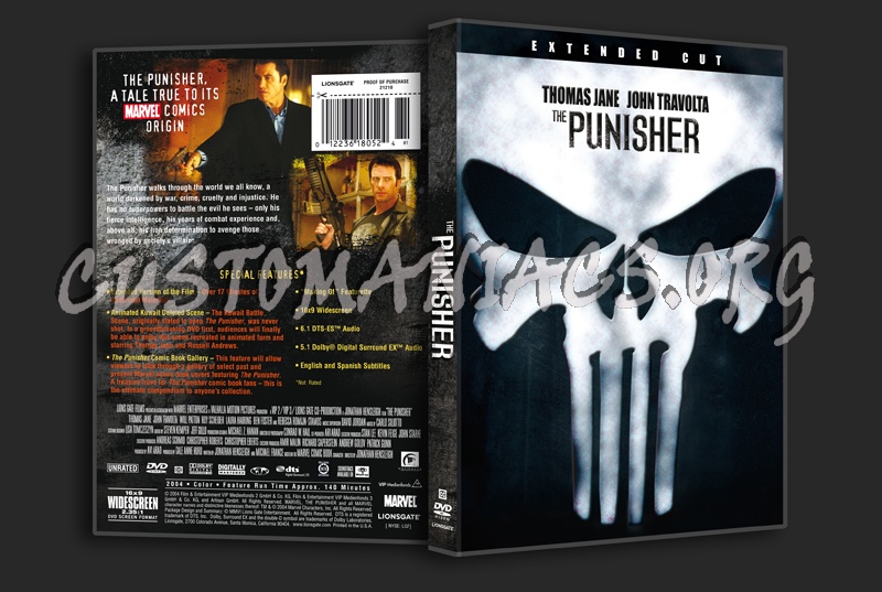 The Punisher dvd cover