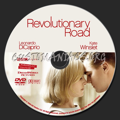 Revolutionary Road dvd label