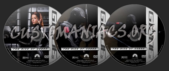 G.I.Joe The Rise Of Cobra dvd label