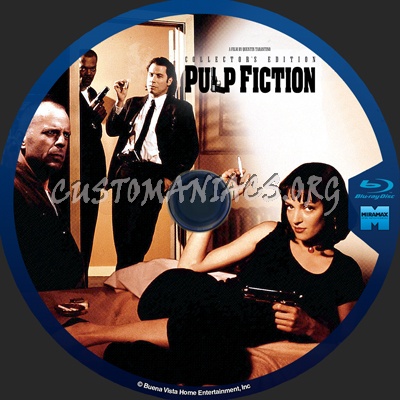 Pulp Fiction blu-ray label