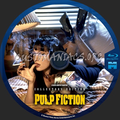 Pulp Fiction blu-ray label