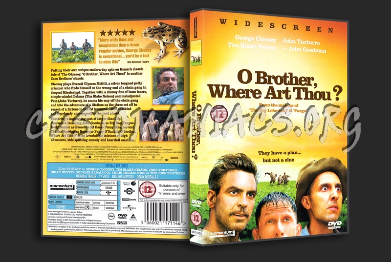 O Brother, Where Art Thou? dvd cover