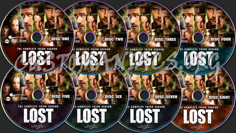 Lost Season Season 3 dvd label