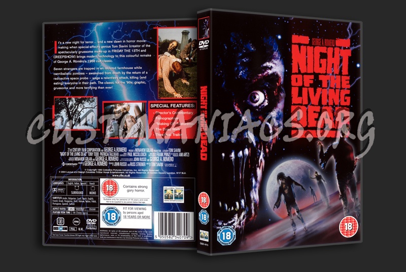 Night Of The Living Dead dvd cover