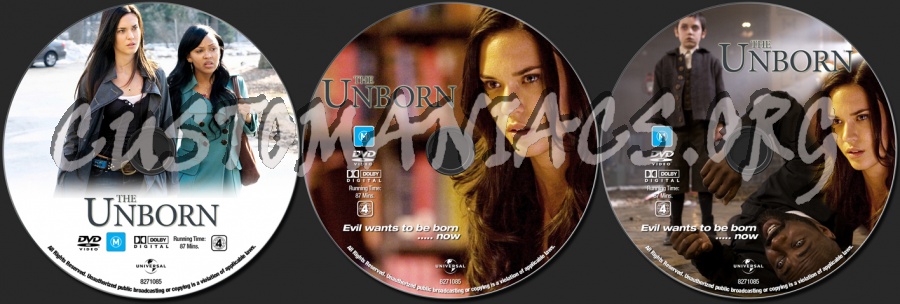 The Unborn dvd label