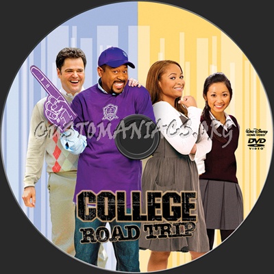 College Road Trip dvd label