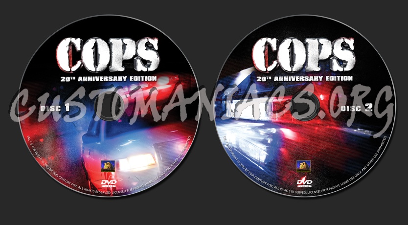 Cops dvd label
