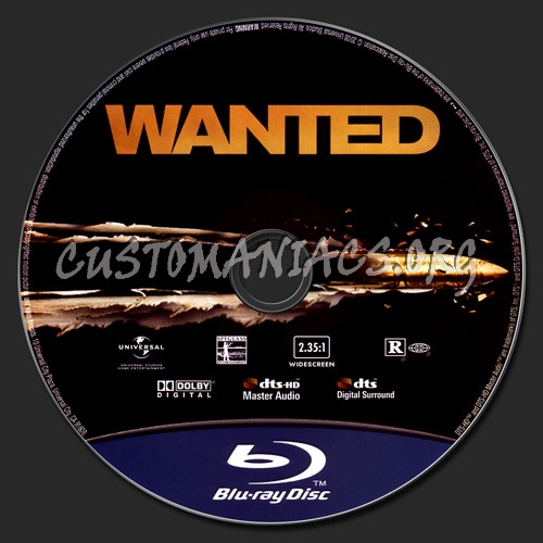 Wanted blu-ray label