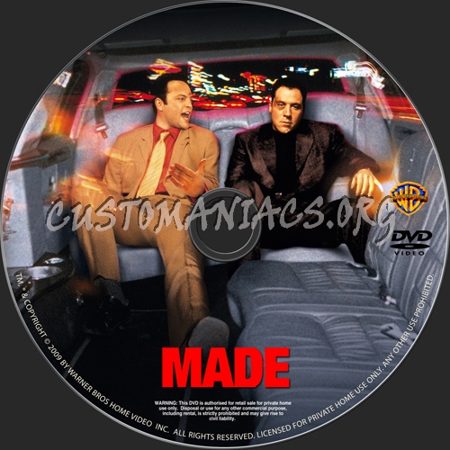 Made dvd label