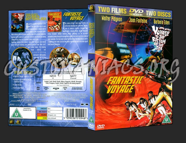 Voyage To The Bottom Of The Sea - Fantastic  Voyage dvd cover