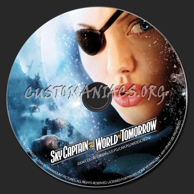 Sky Captain And The World Of Tomorrow dvd label