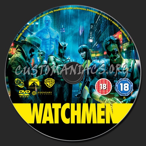 Watchmen dvd label