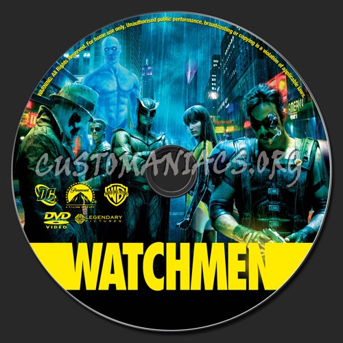 Watchmen dvd label