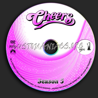 Cheers - Season 5 dvd label