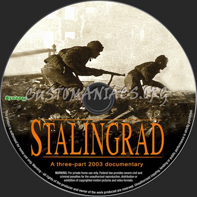 Stalingrad dvd label