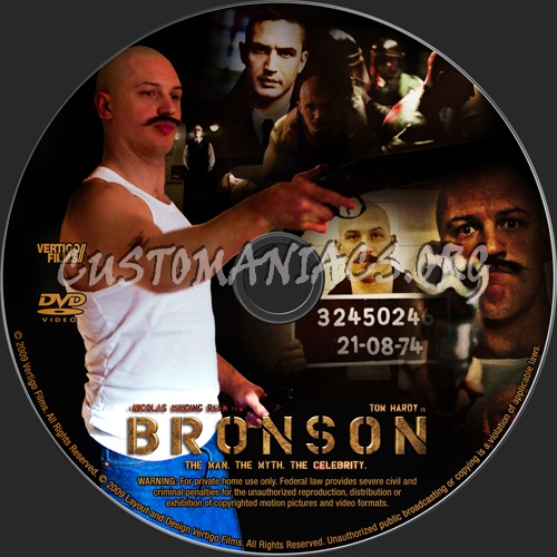 Bronson dvd label