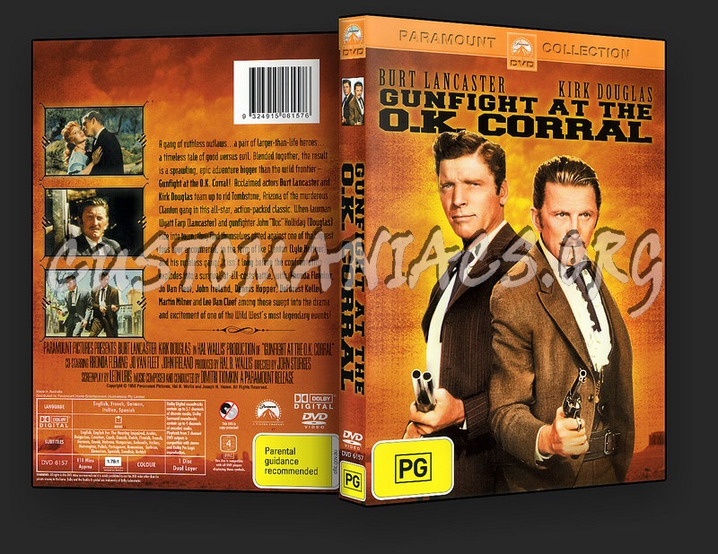 Gunfight At The O.K. Corral dvd cover