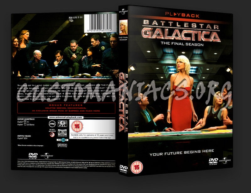 Battlestar Galactica The Final Season dvd cover